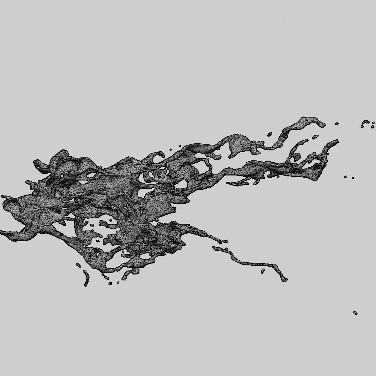 Animated Blood Splash 20 3D model_12