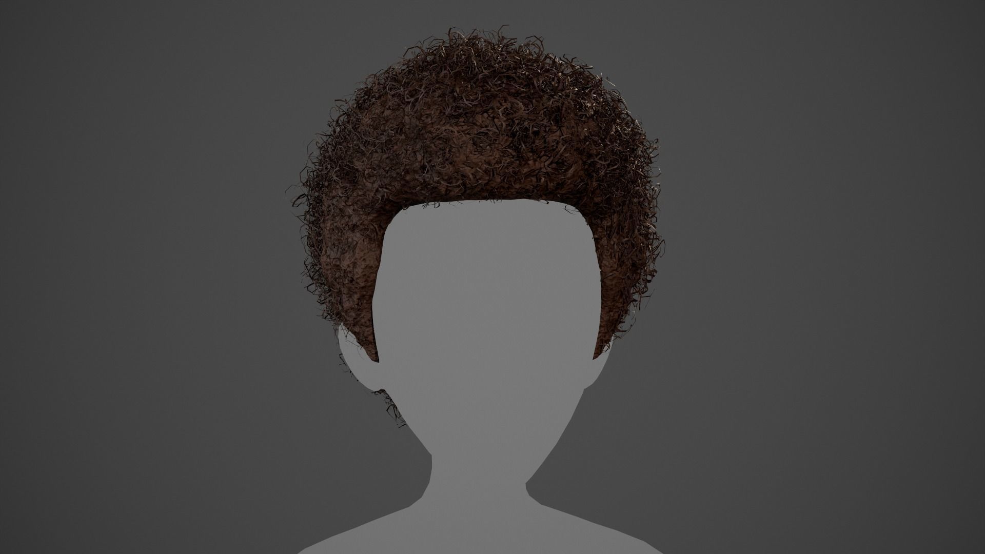 15 Male Hair Cards Style 3D Model Collection_41