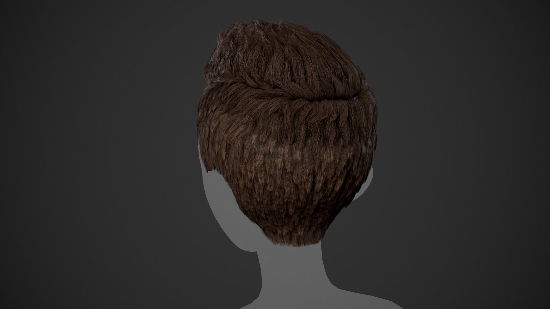 15 Male Hair Cards Style 3D Model Collection_17