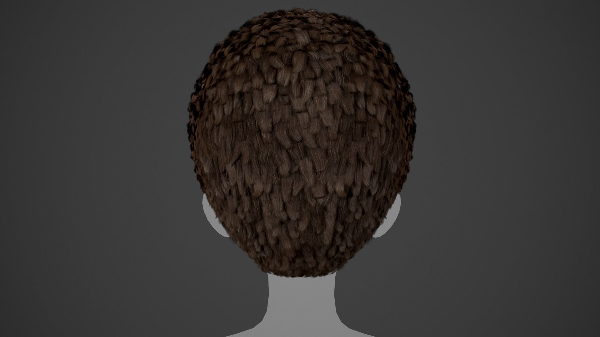 15 Male Hair Cards Style 3D Model Collection_34