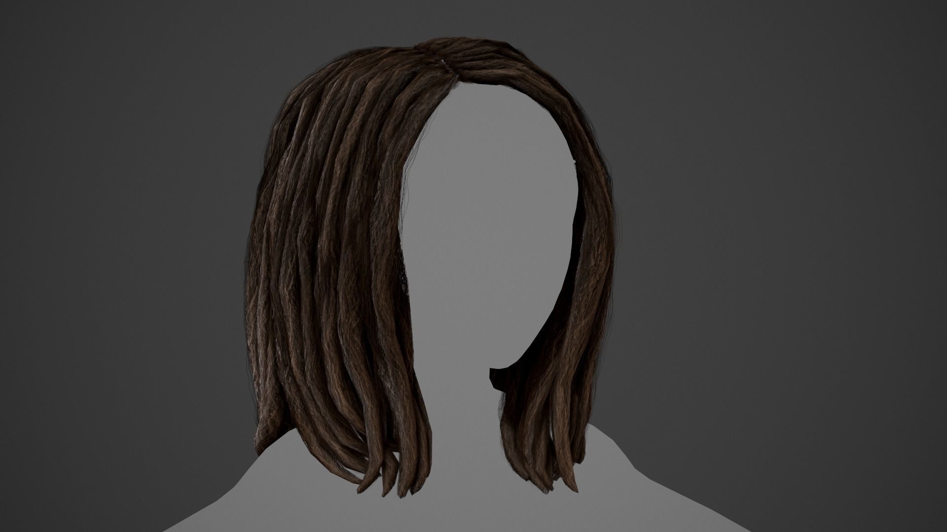 15 Male Hair Cards Style 3D Model Collection_33