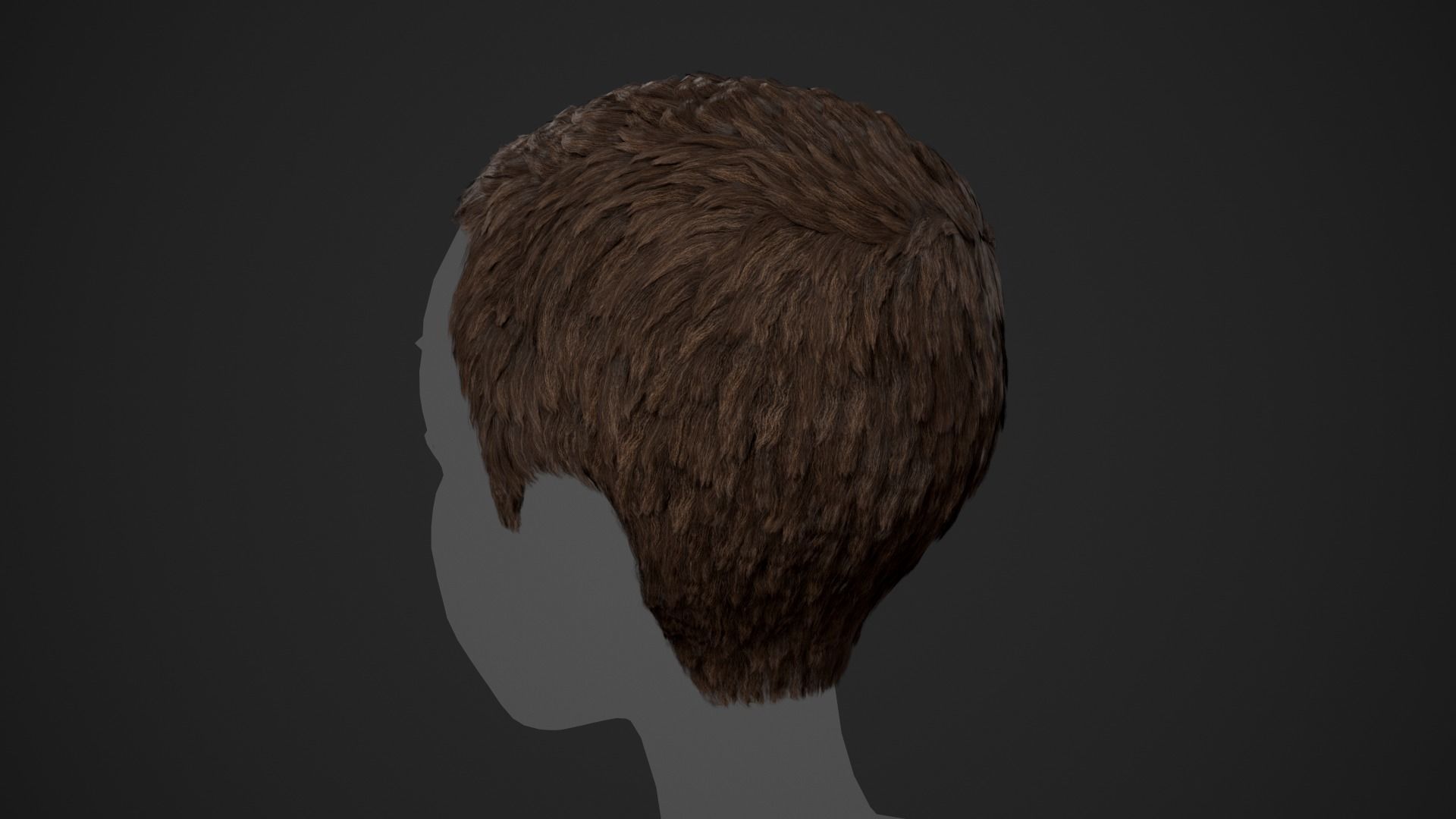 15 Male Hair Cards Style 3D Model Collection_18