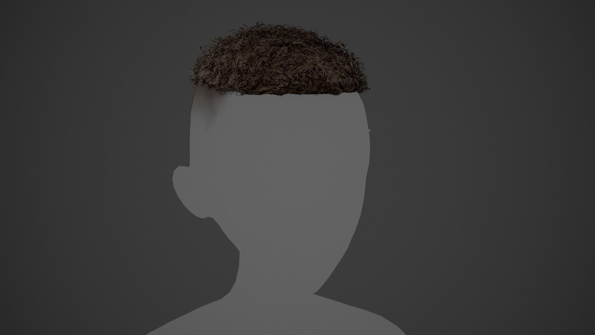 15 Male Hair Cards Style 3D Model Collection_39