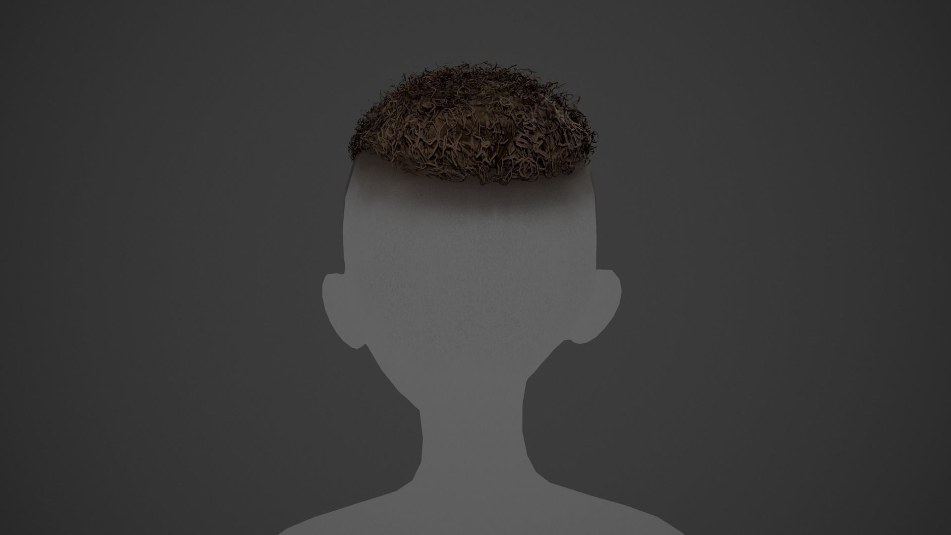 15 Male Hair Cards Style 3D Model Collection_38