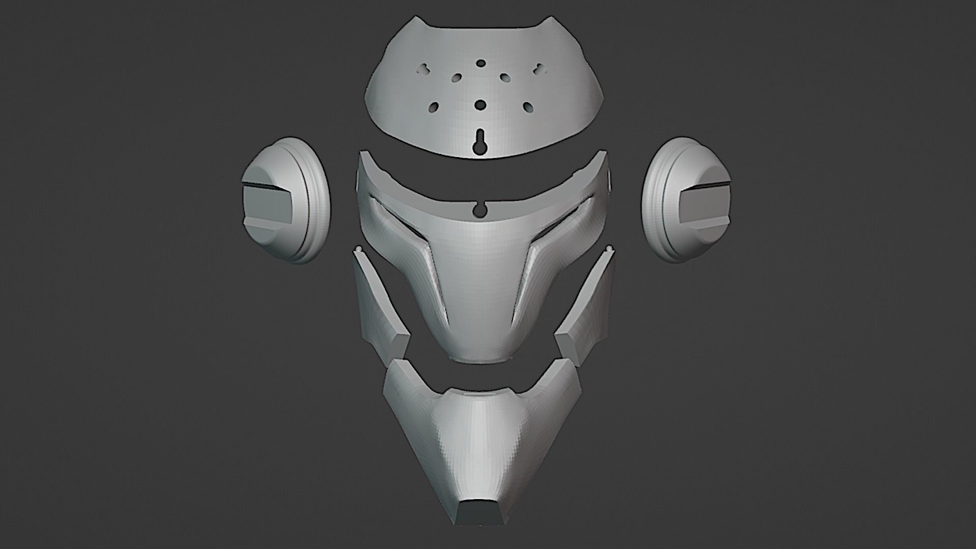 Overwatch - Ramattra Mask 3D print model_10