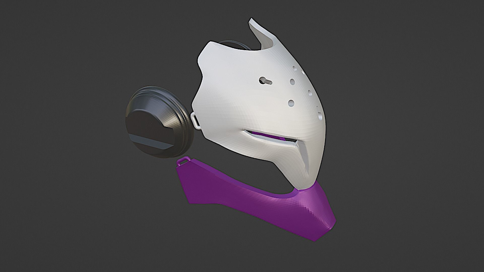 Overwatch - Ramattra Mask 3D print model_5