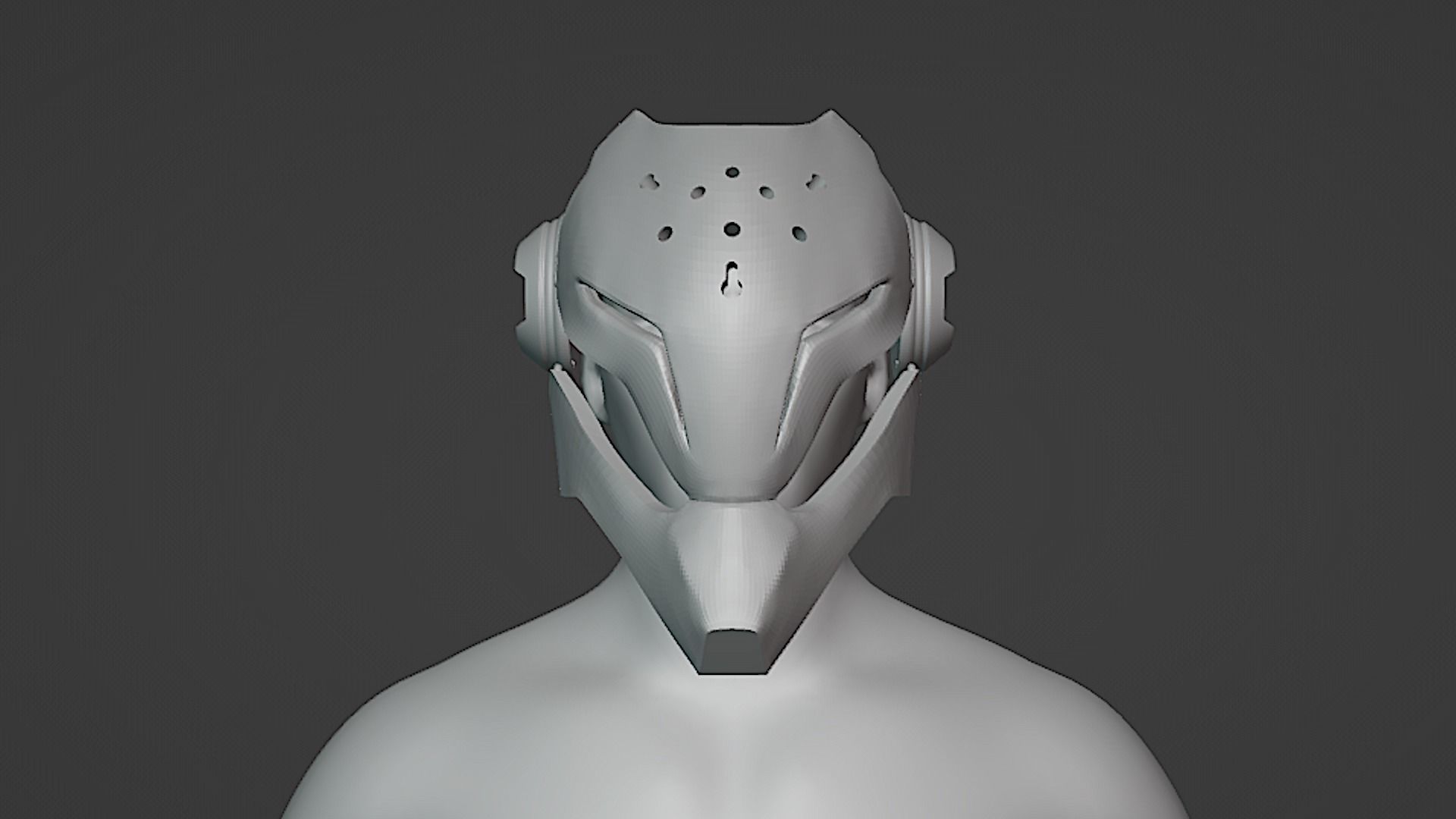 Overwatch - Ramattra Mask 3D print model_2