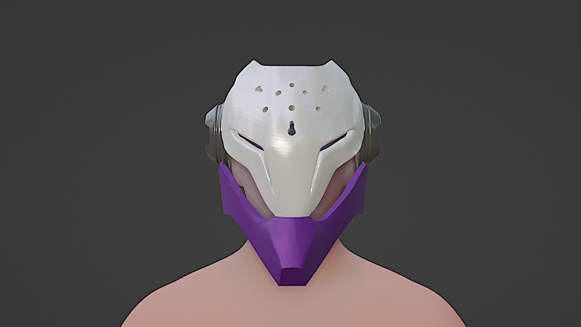 Overwatch - Ramattra Mask 3D print model_1