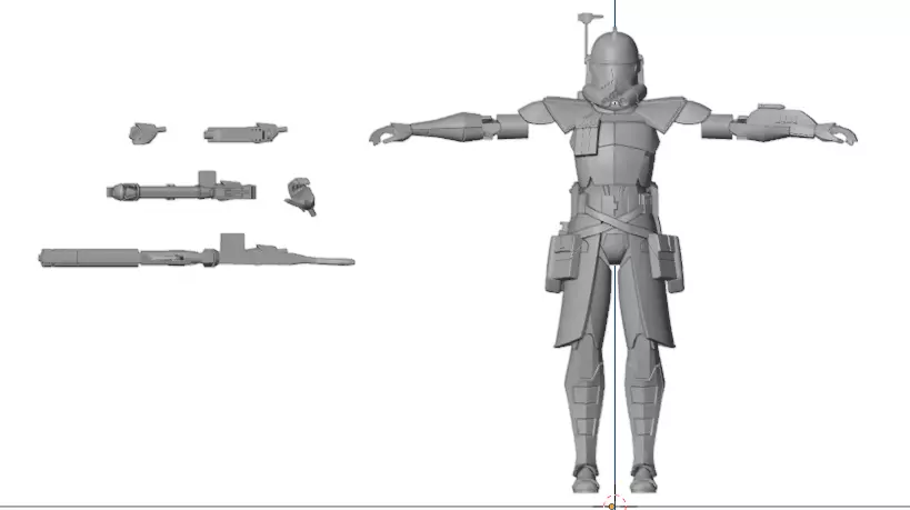 Animated Clone ARC Trooper Kit 3D print model_0