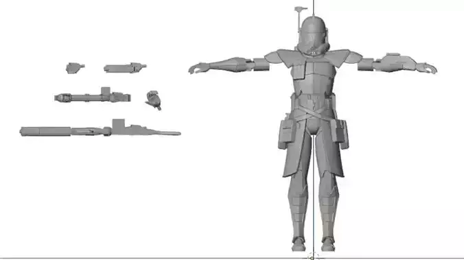 Animated Clone ARC Trooper Kit 3D print model