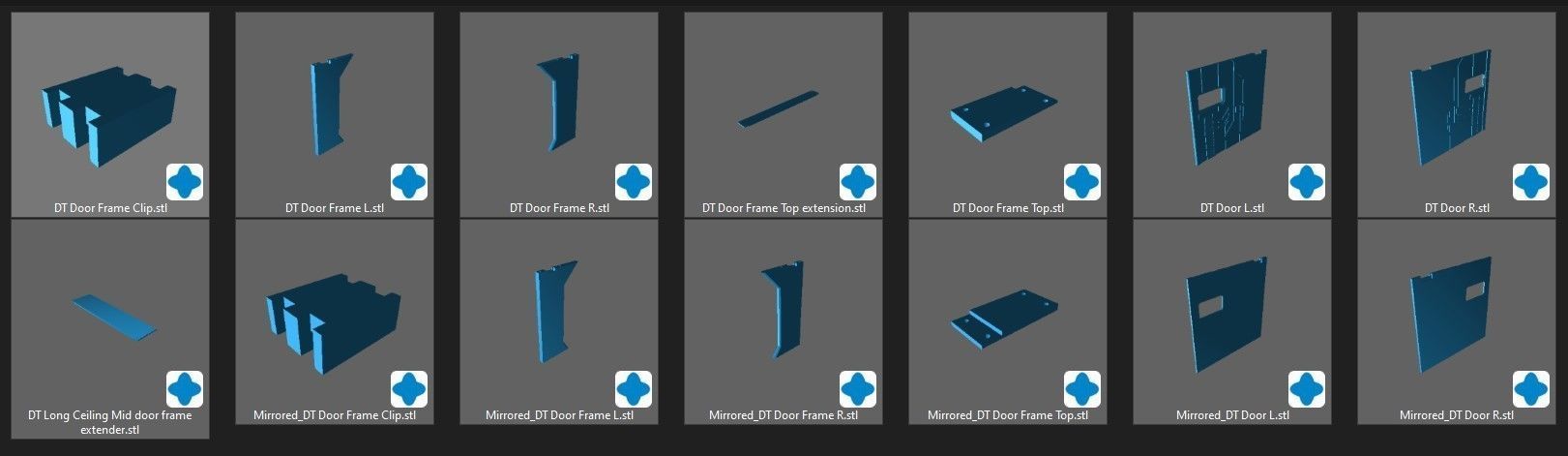 Dark Trooper Door Frame One12 Scale STL files 3D print model_2