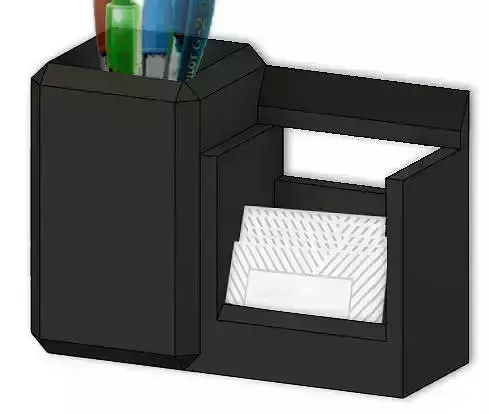Pen and card holder V2