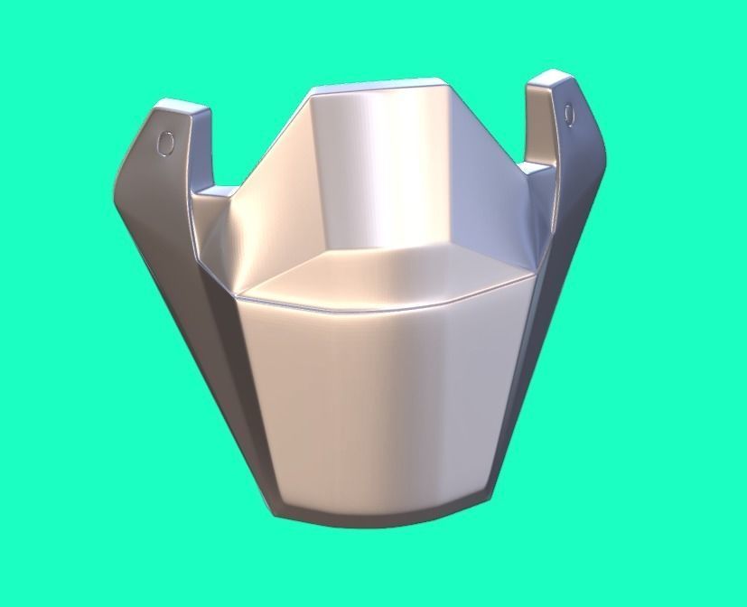 Complete ARMOR  WARLOCK Cosplay Helmet IRON BANNER DESTINY  3D print model_6