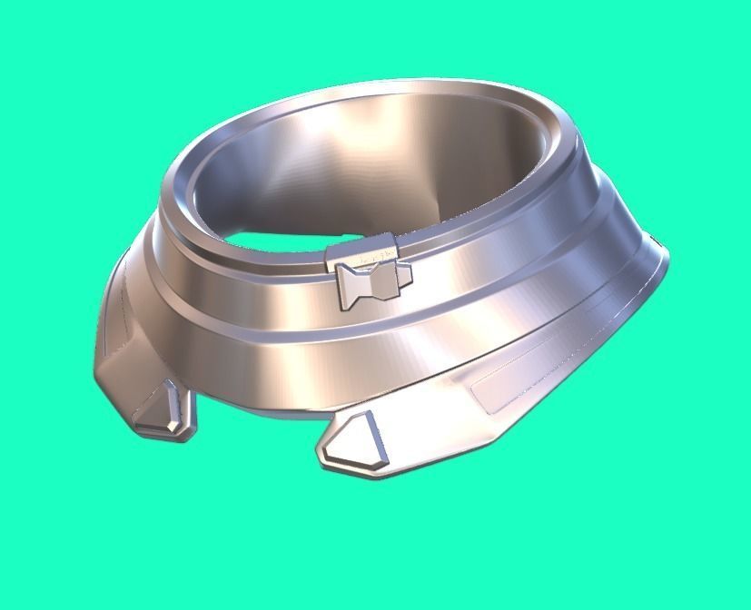 Complete ARMOR  WARLOCK Cosplay Helmet IRON BANNER DESTINY  3D print model_5