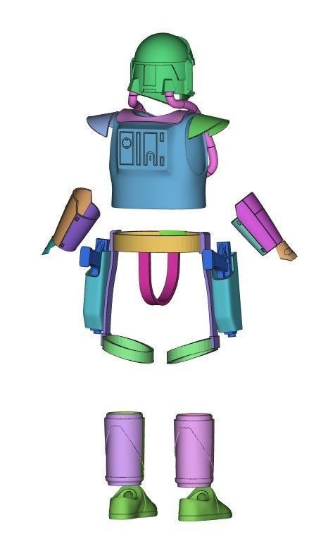 Fenn Rau Full Size Props Armor 3D STL Files 3D print model_1