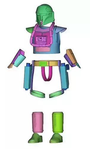 Fenn Rau Full Size Props Armor 3D STL Files