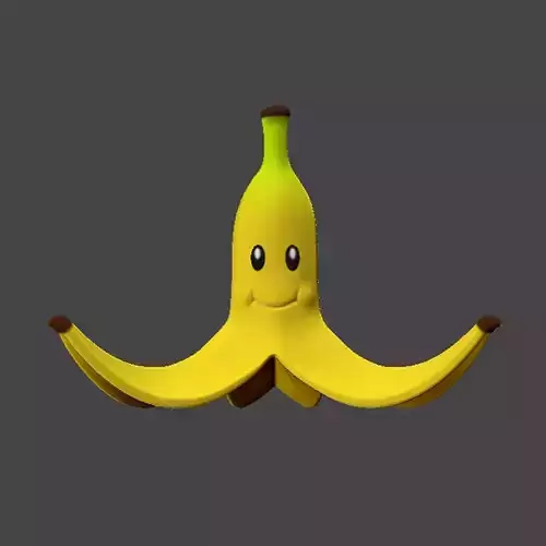 Banana Mario 3D print model