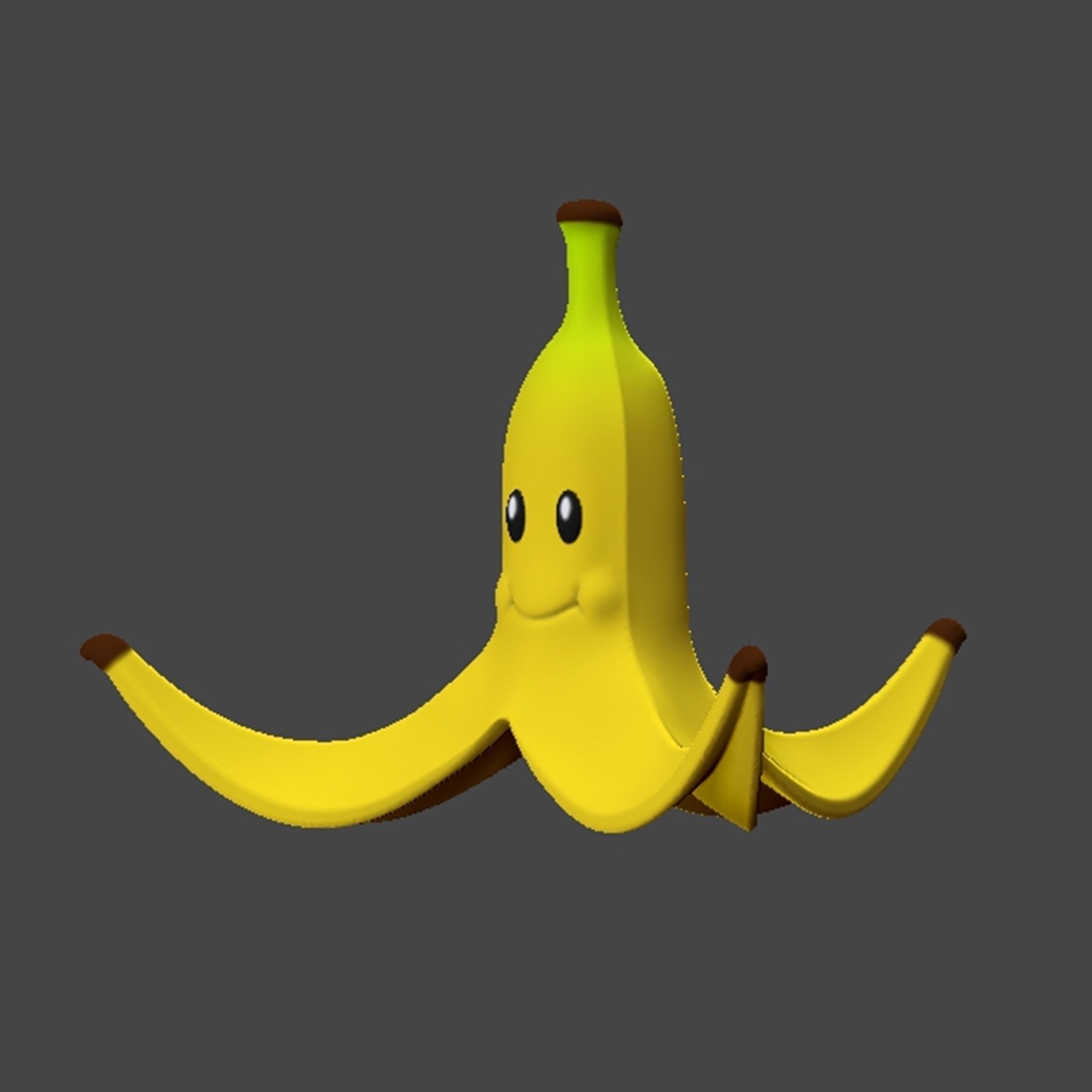 Banana Mario 3D print model_2