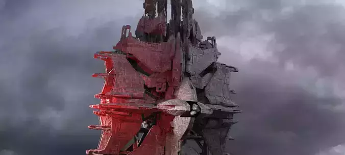 Mars Mining Tower Mega City Tower 