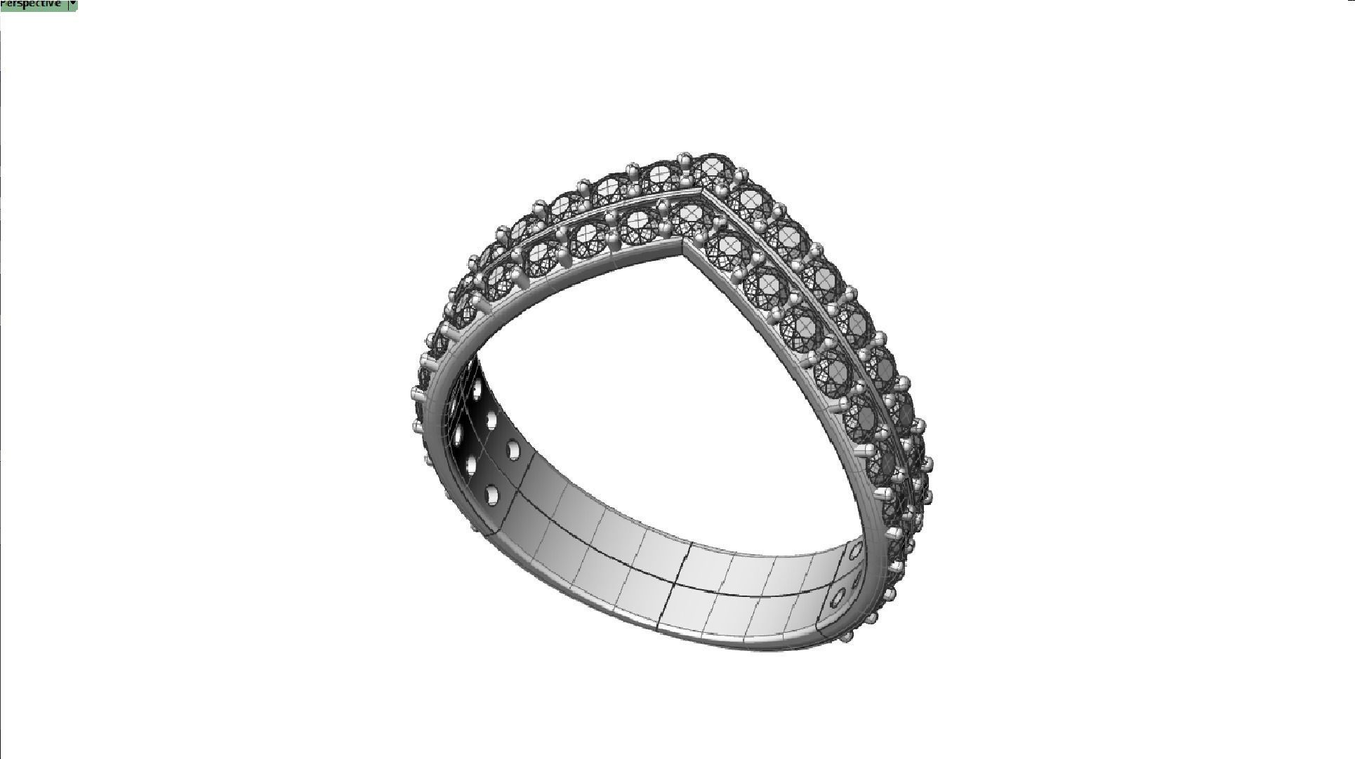 Engagement ring 3D or cnc model print 3D print model_7
