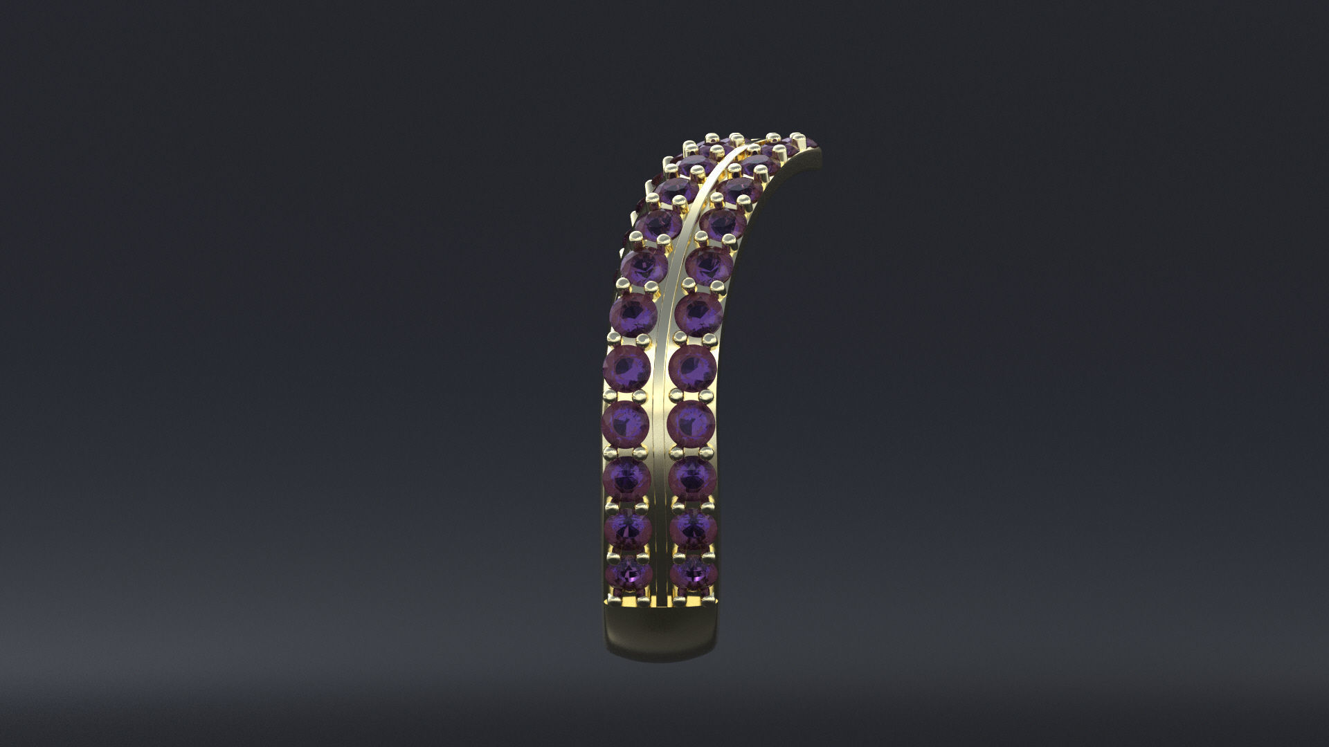 Engagement ring 3D or cnc model print 3D print model_5