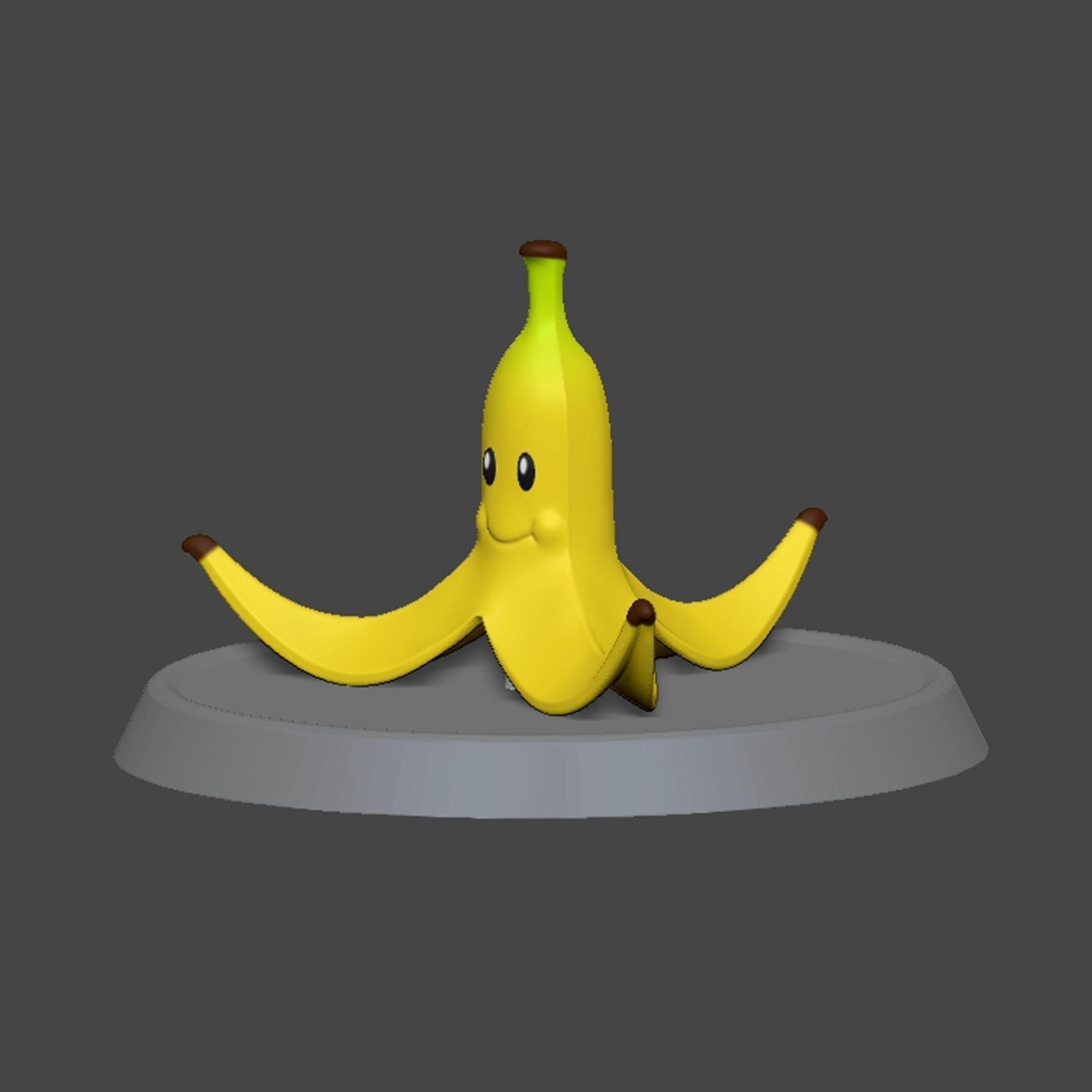 Banana Based Mario 3D print model_3