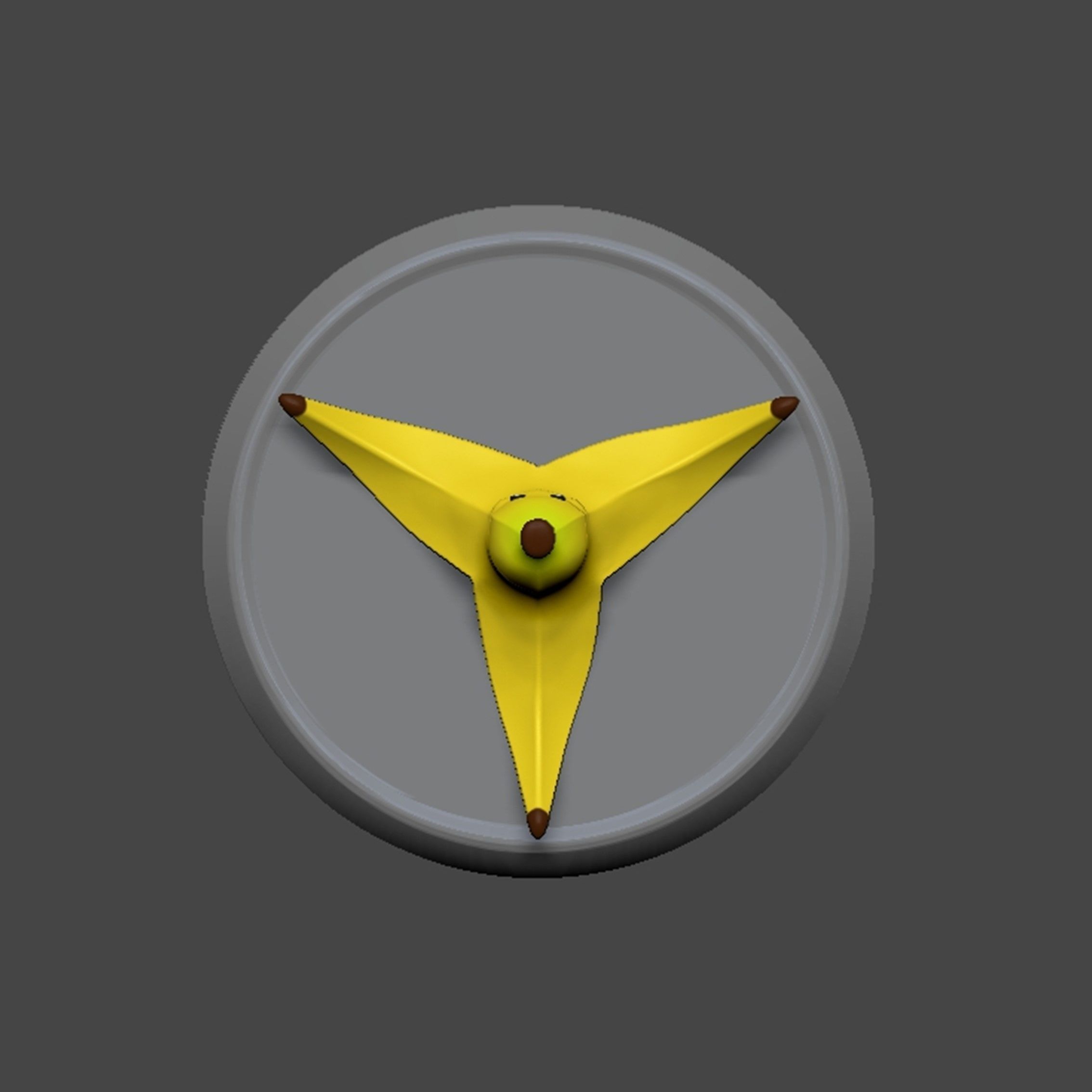 Banana Based Mario 3D print model_13