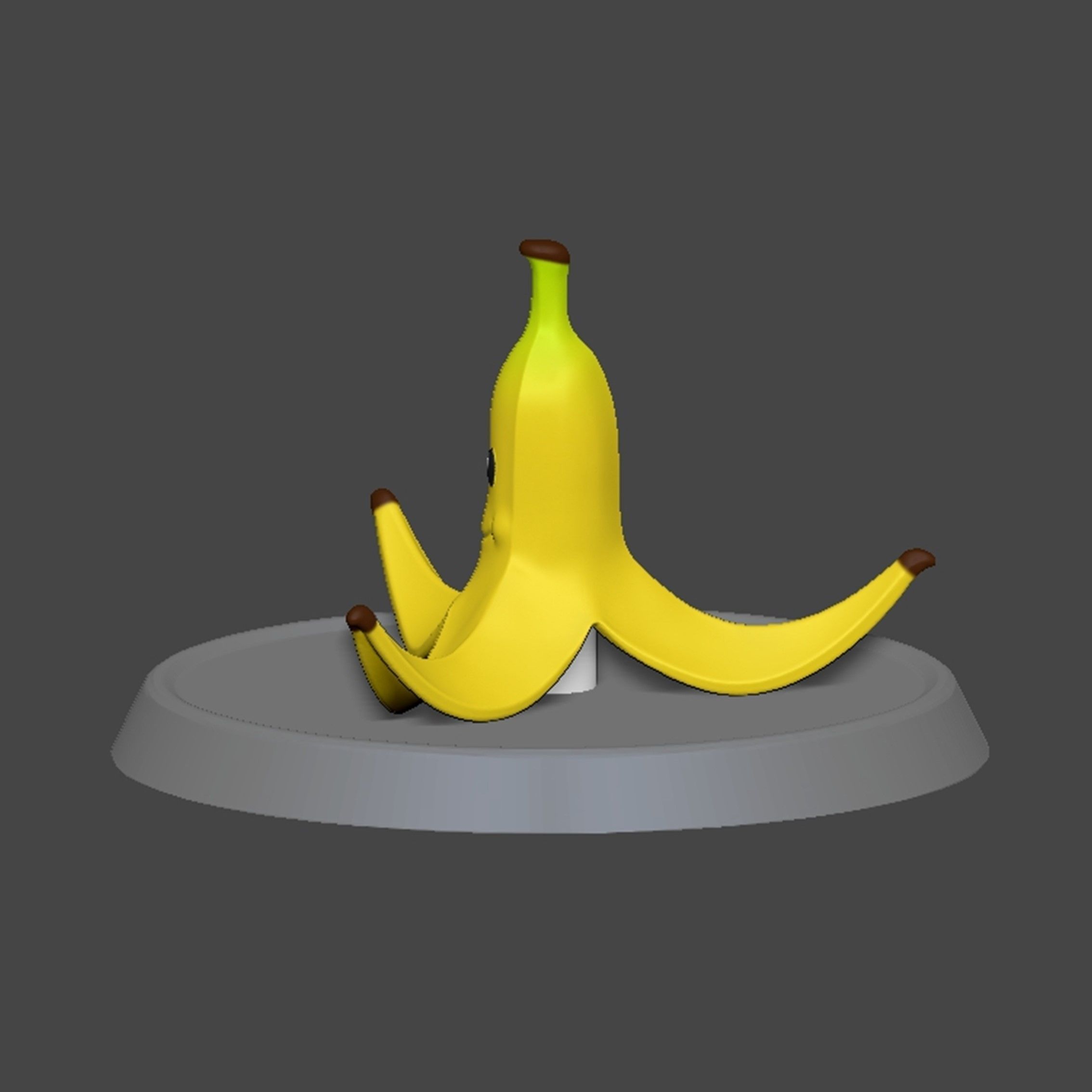 Banana Based Mario 3D print model_5