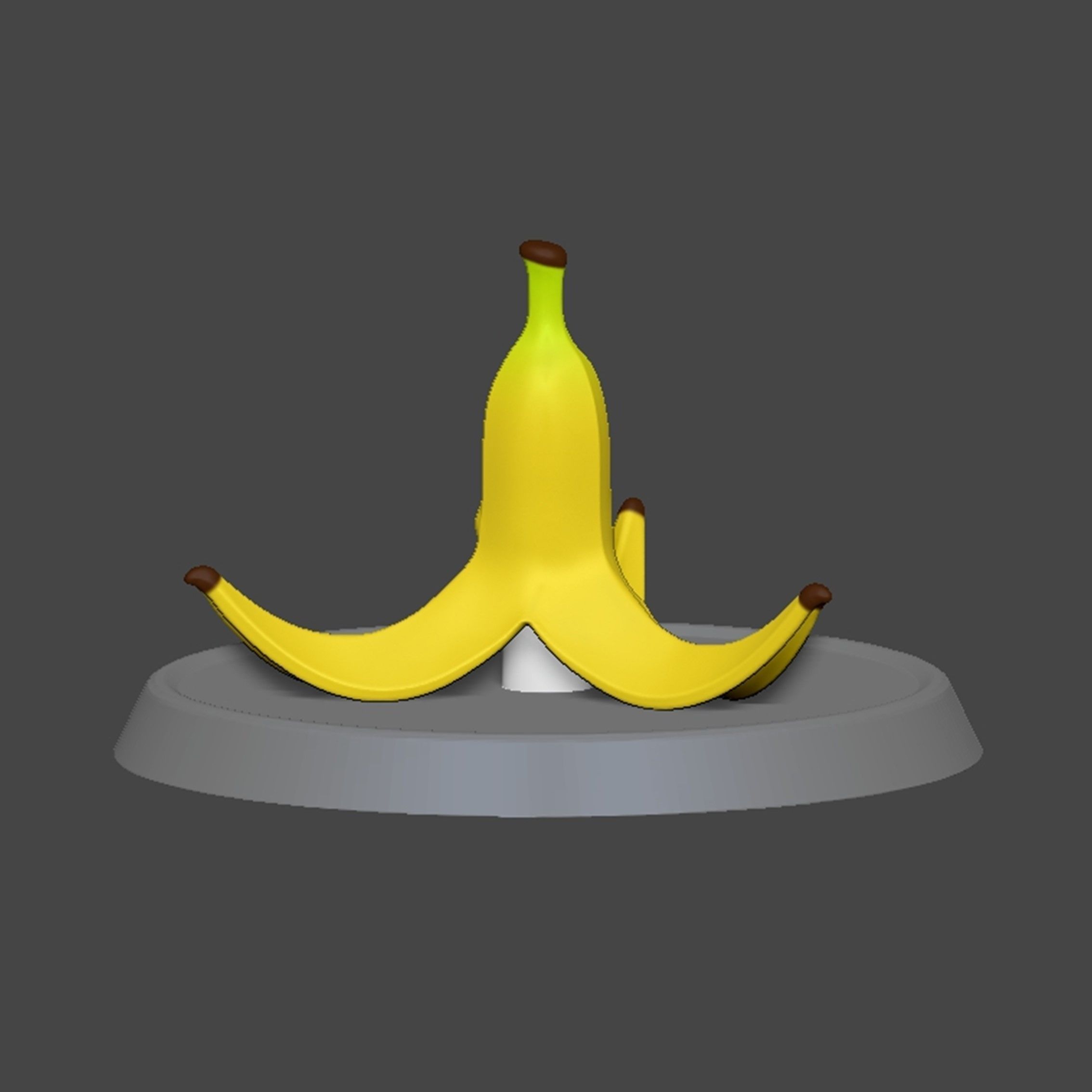 Banana Based Mario 3D print model_7