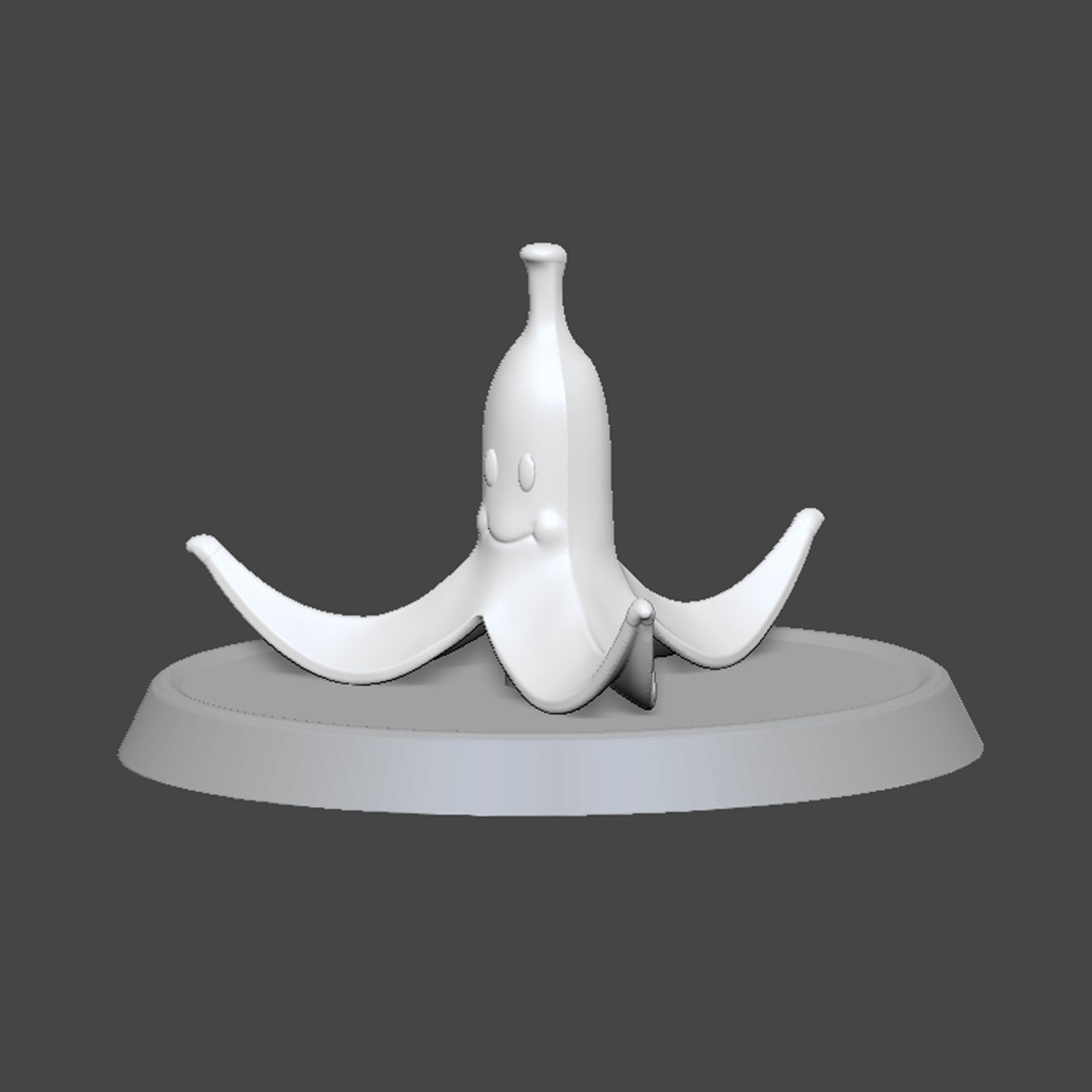 Banana Based Mario 3D print model_4