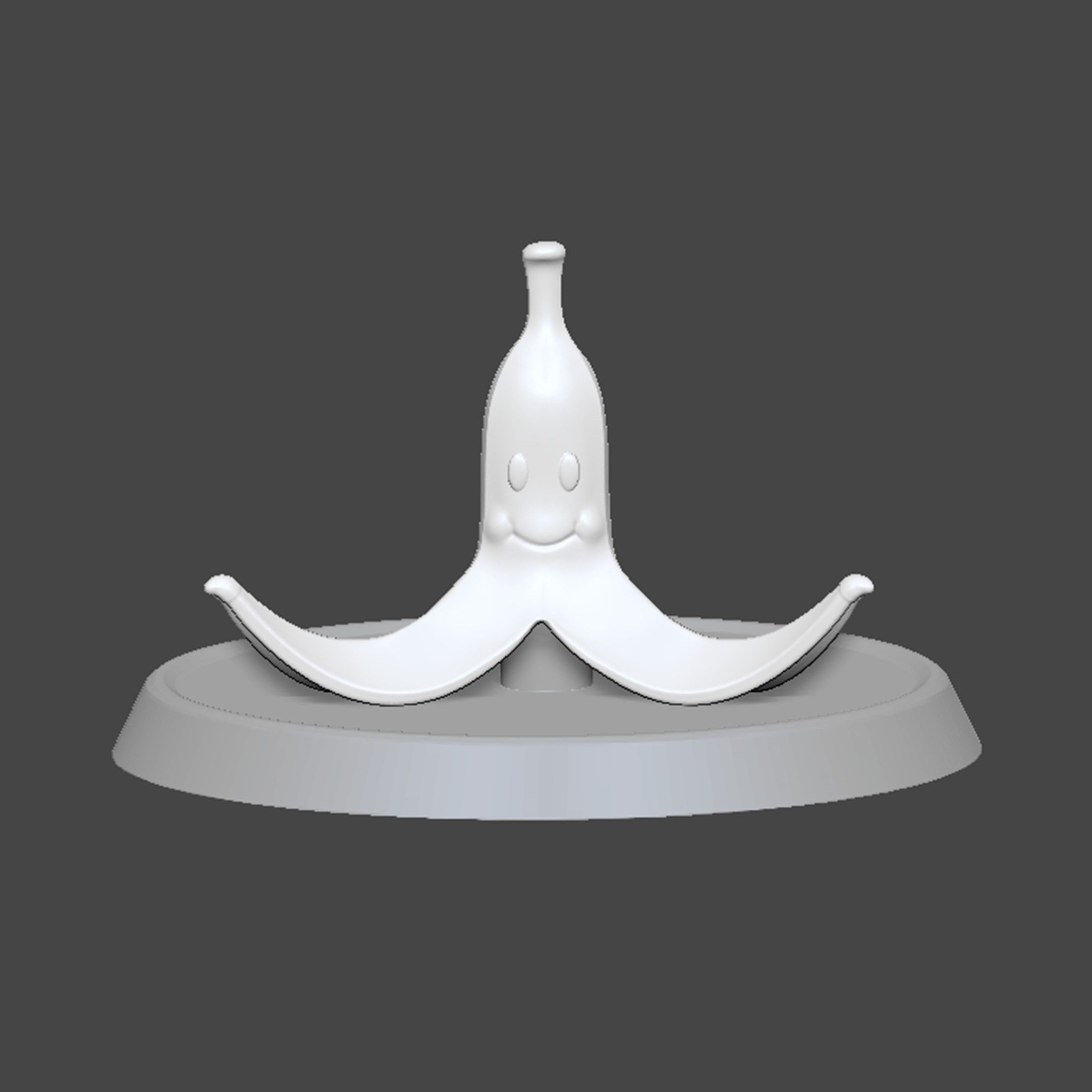 Banana Based Mario 3D print model_2