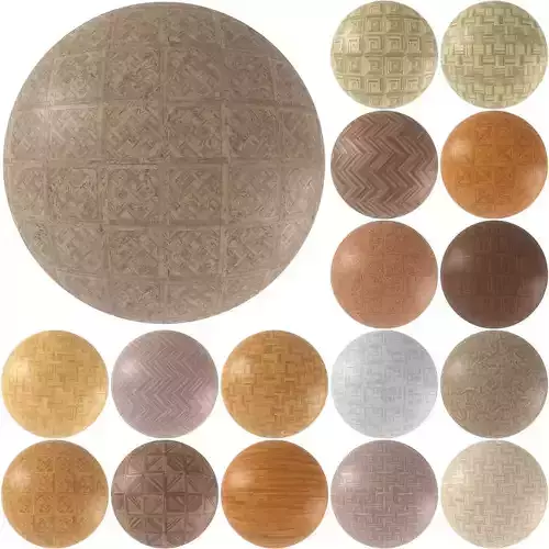 Parquet - Laminate - Wooden floor 17 in 1