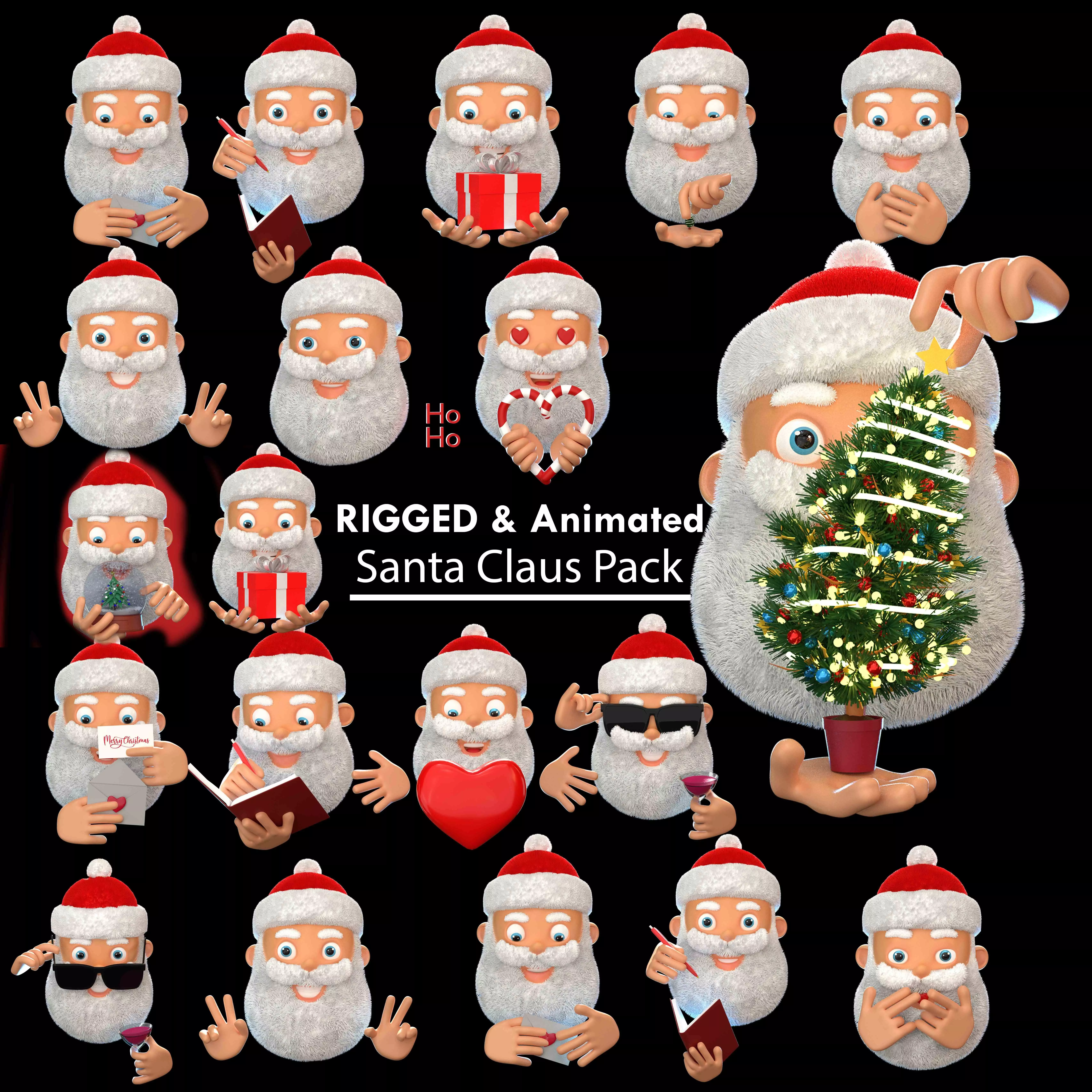Animated Santa Claus Collection _0