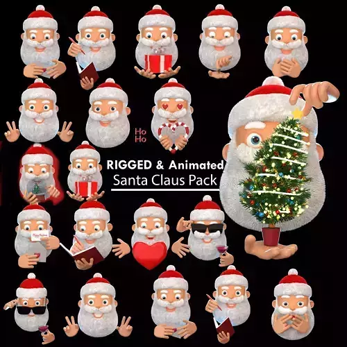 Animated Santa Claus Collection 