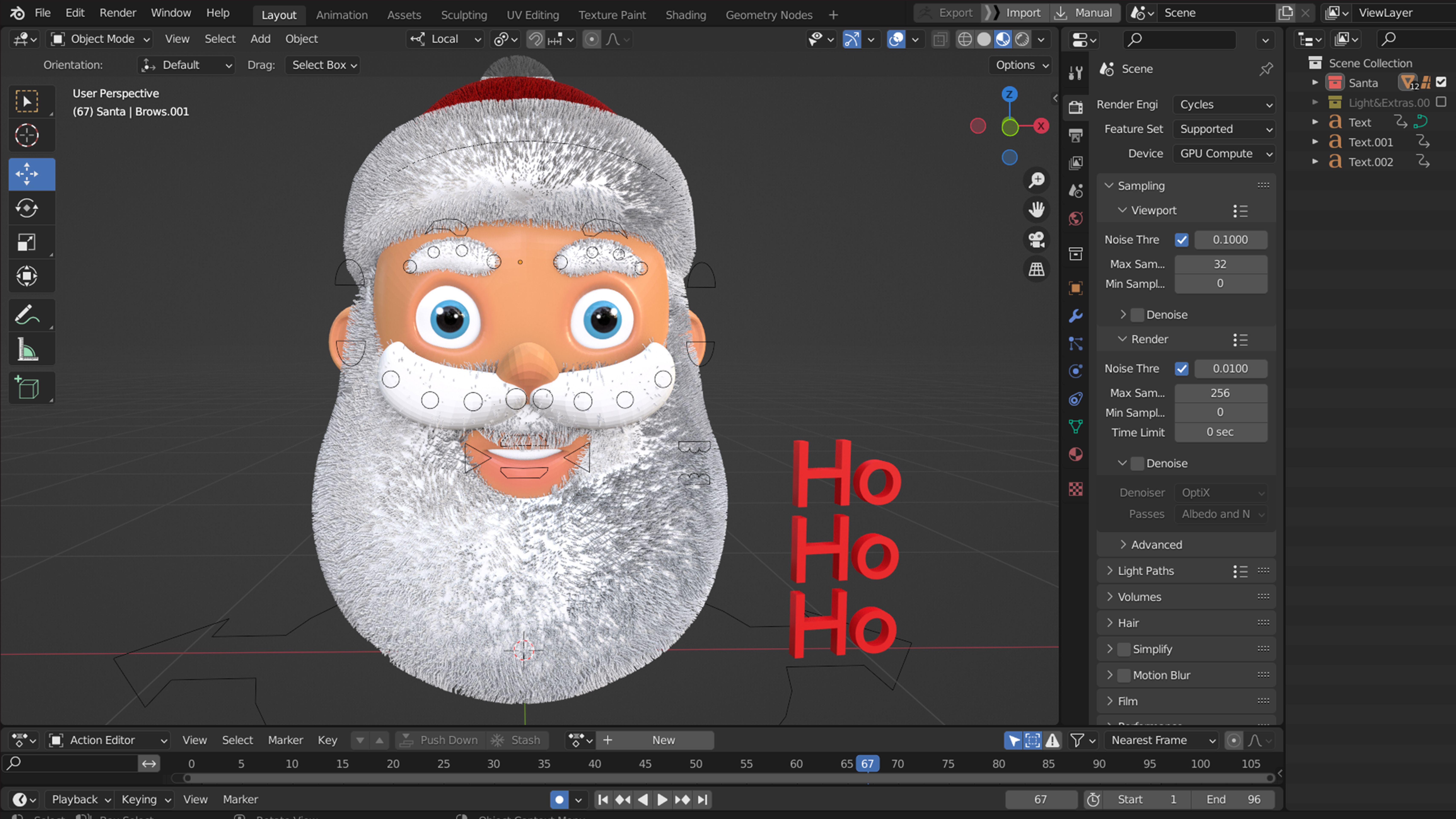 Animated Santa Claus Collection _40