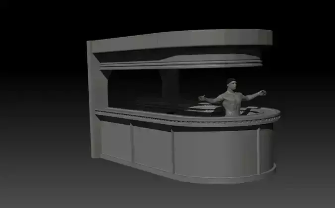 Mos Eisley Cantina Bar Set 3D print model