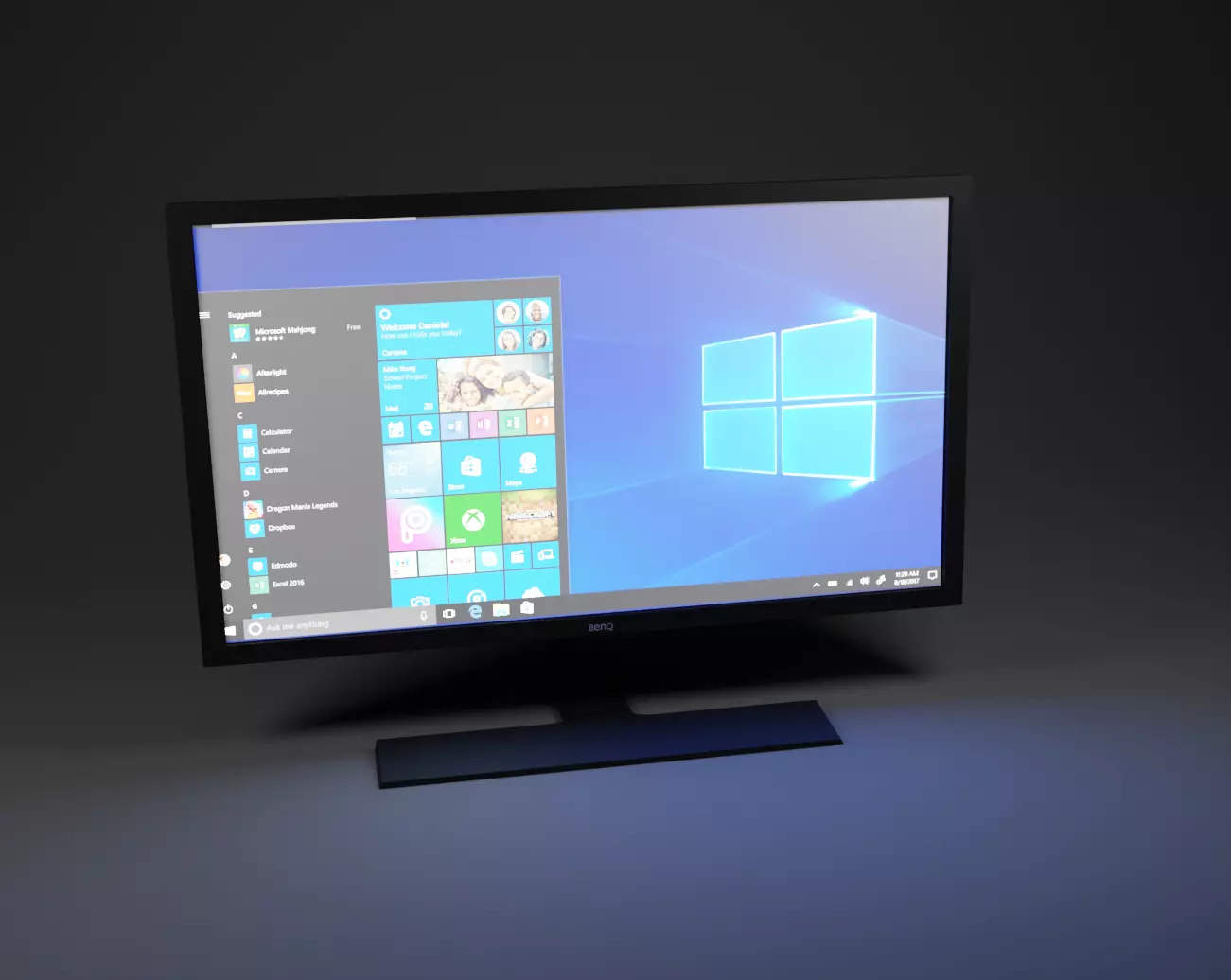 Benq Monitor Free 3D model_0