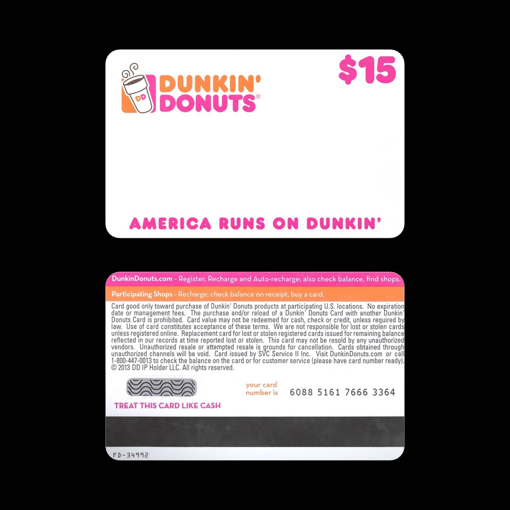 Desend A Dunkin Gift Card - 3pay1au