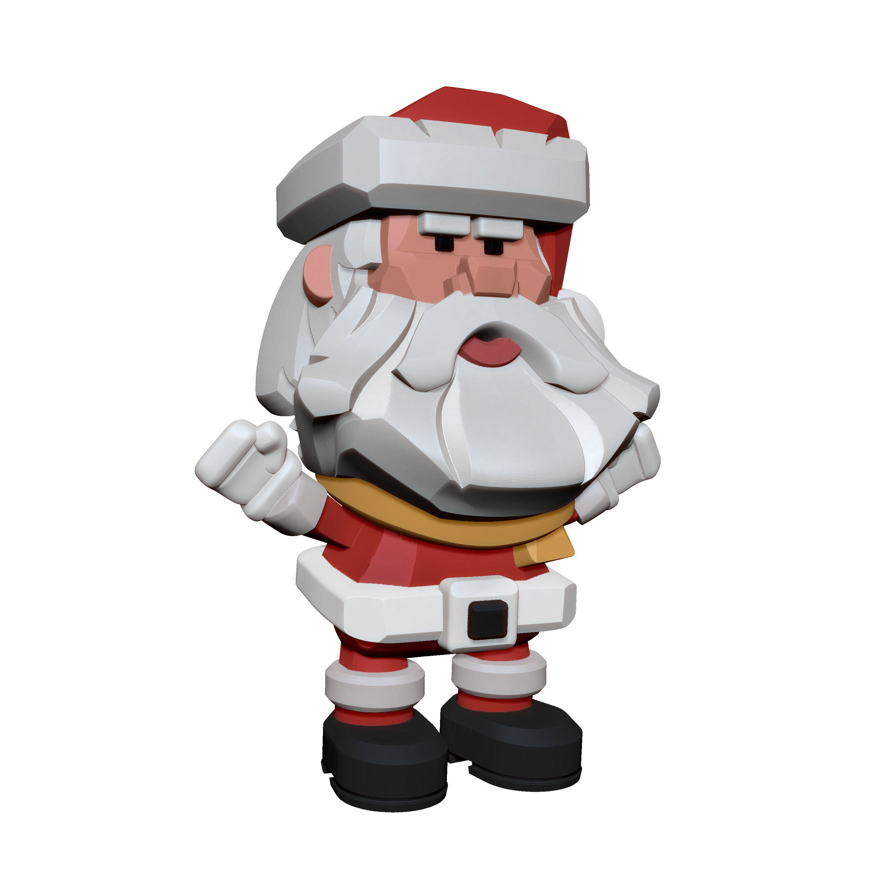 Santa Claus 3D Printable Miniature 3D print model_3