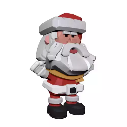 Santa Claus 3D Printable Miniature 3D print model Santa Claus 3D Printable Miniature 3D print model