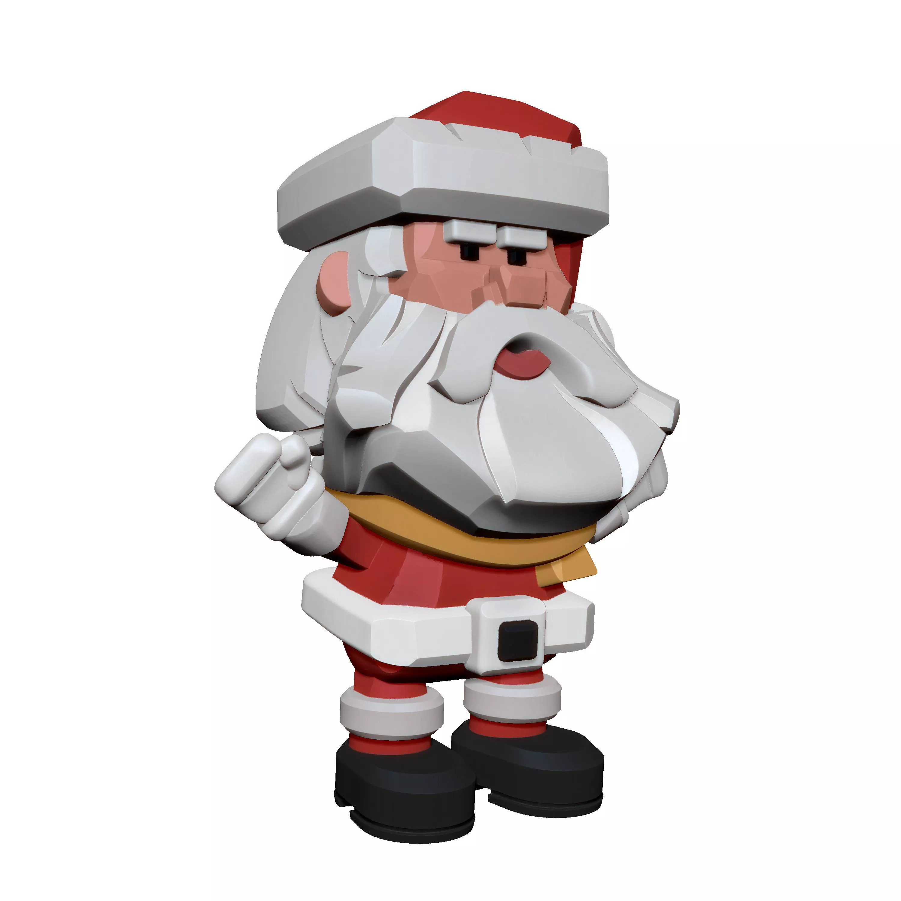 Santa Claus 3D Printable Miniature 3D print model_0