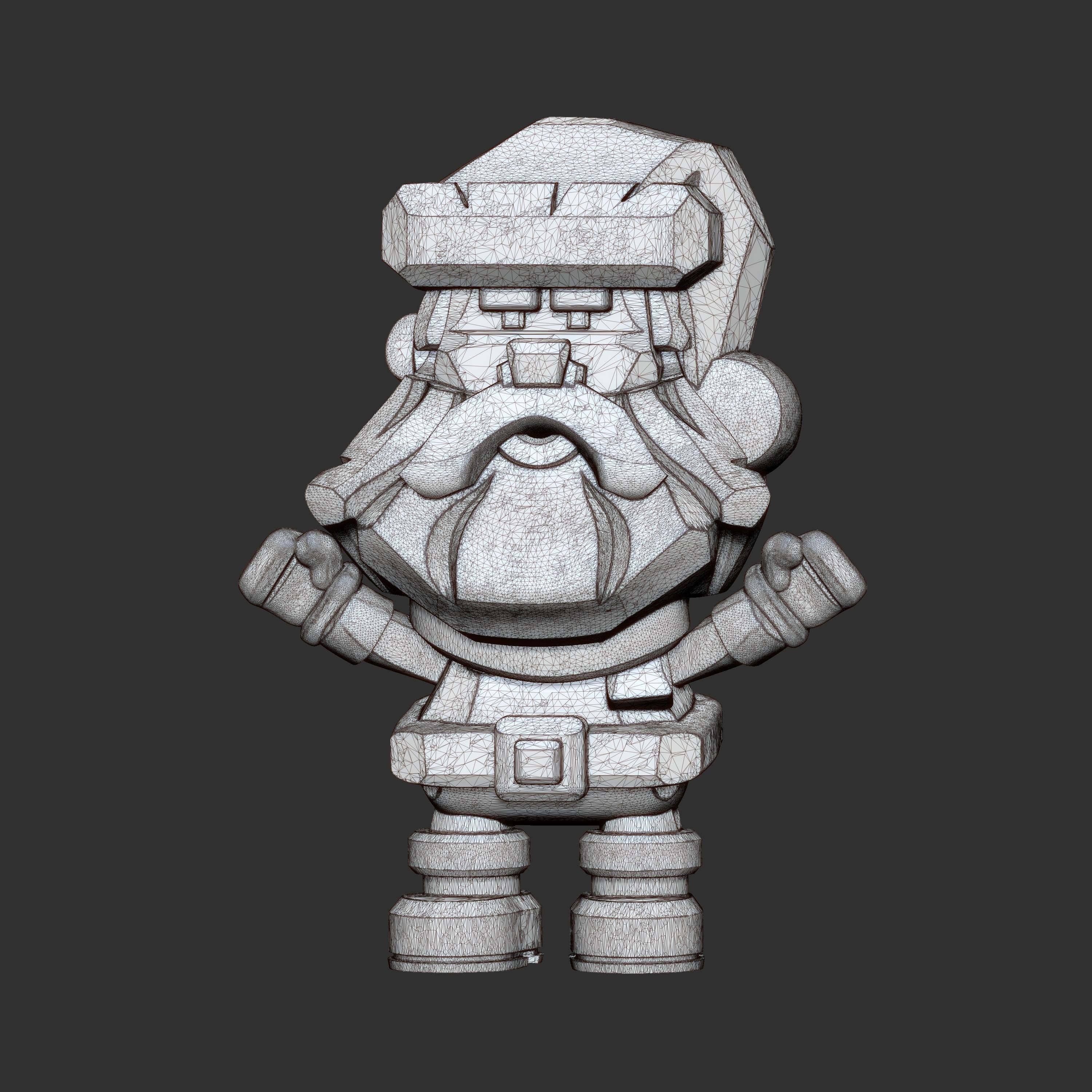 Santa Claus 3D Printable Miniature 3D print model_6