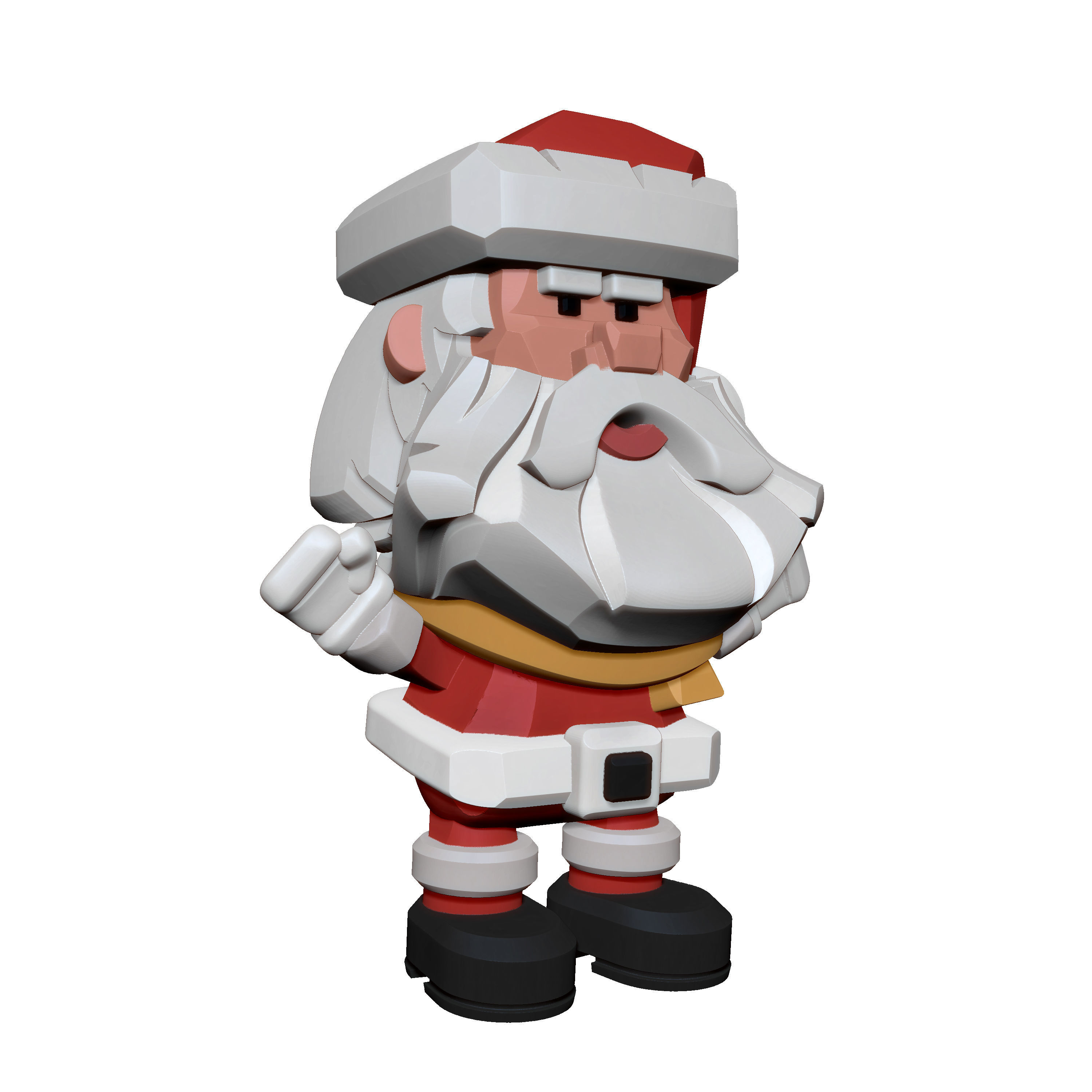 Santa Claus 3D Printable Miniature 3D print model_5