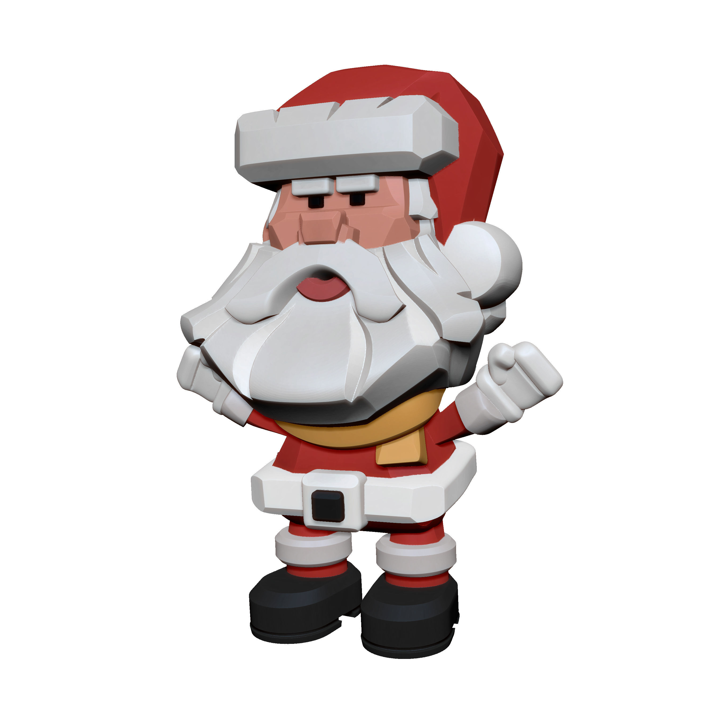 Santa Claus 3D Printable Miniature 3D print model_2