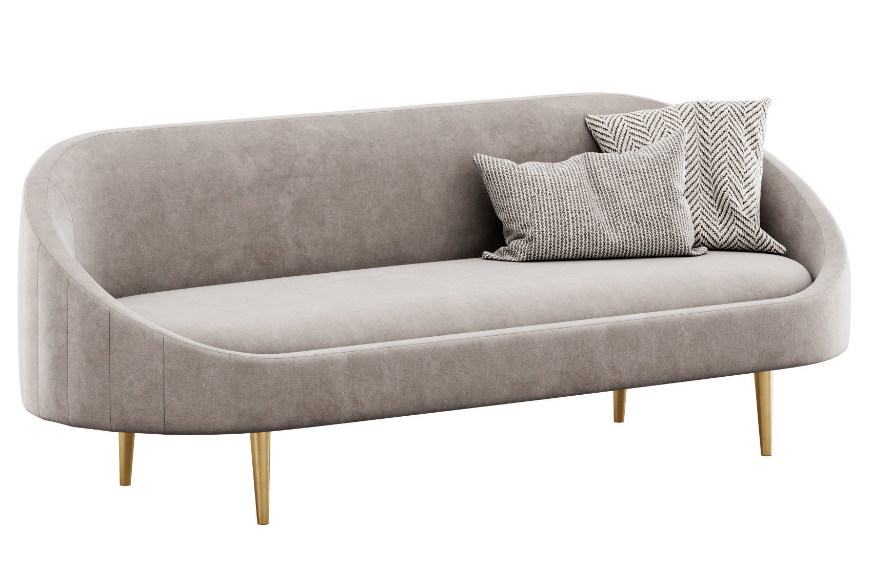 Sublime Curved Sofa by Modway 3D model_10