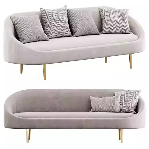 Sublime Curved Sofa by Modway