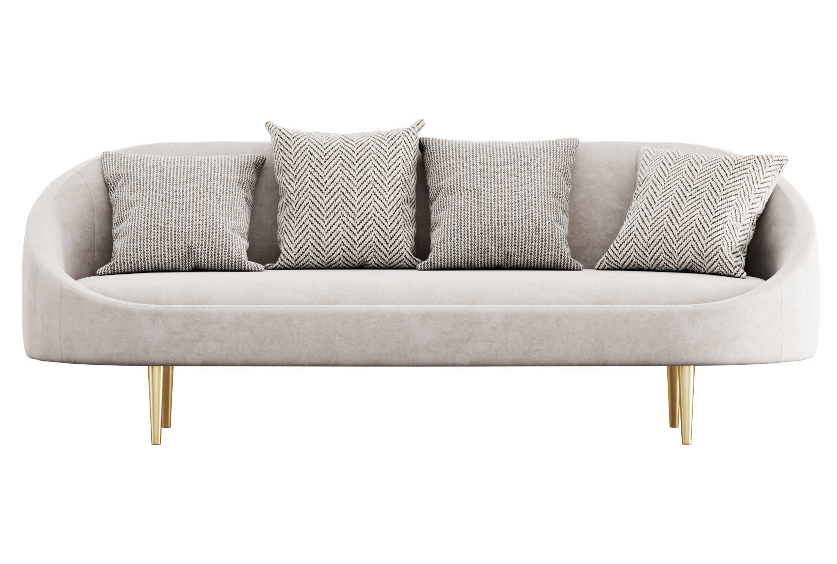 Sublime Curved Sofa by Modway 3D model_13
