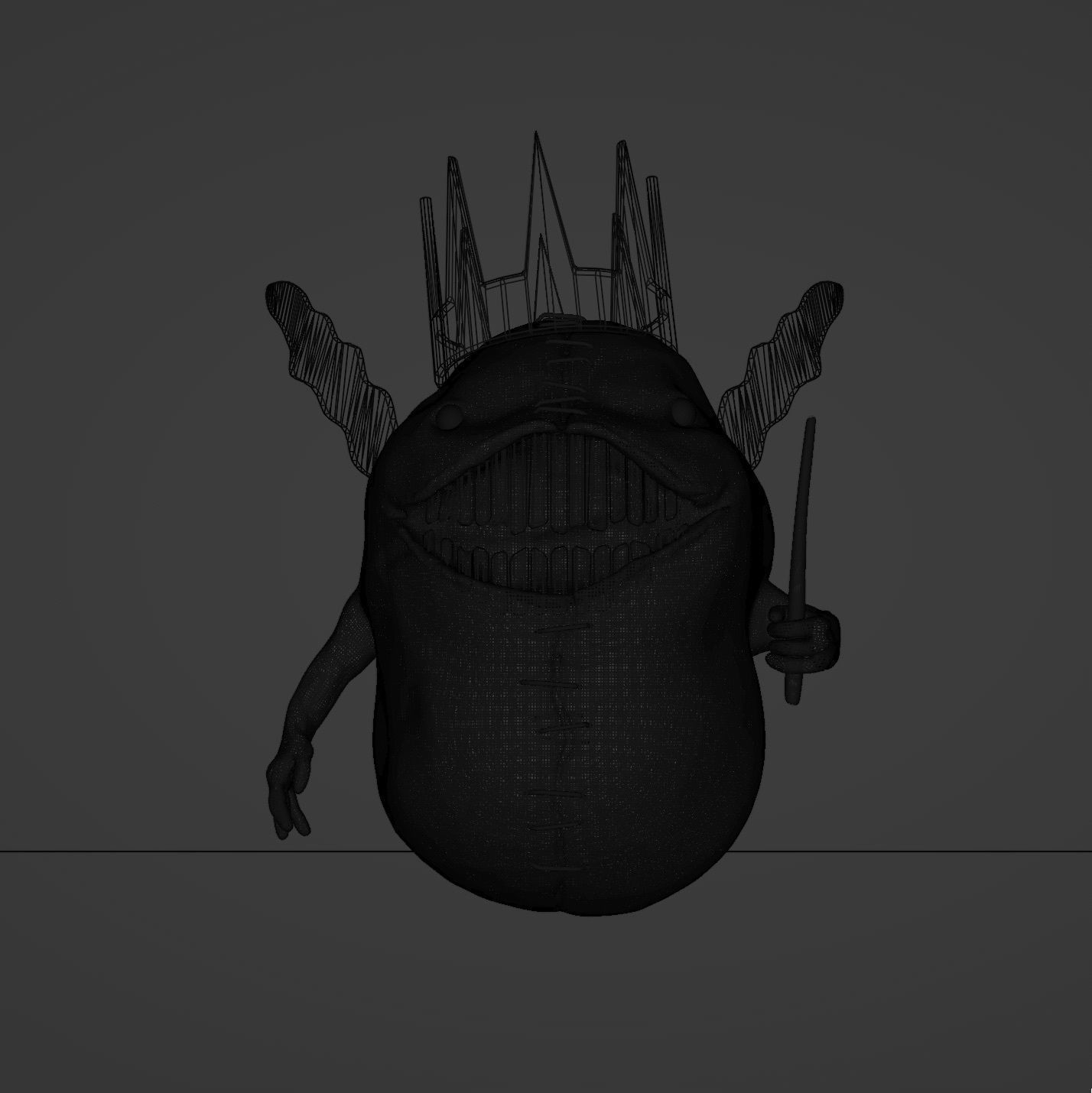 Scary Fairy 3D model_6