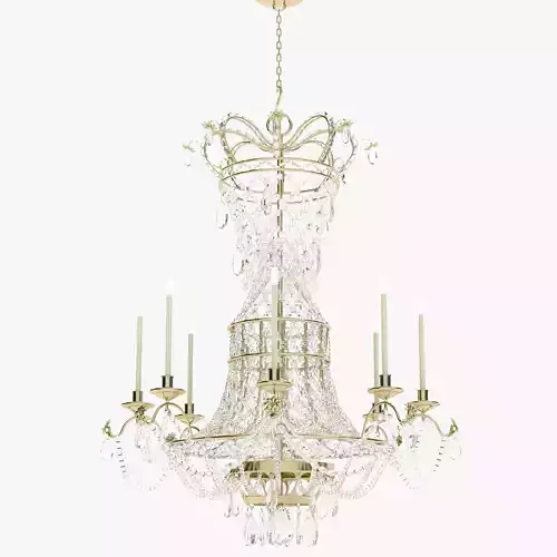 Classic Chandelier 3 3D model