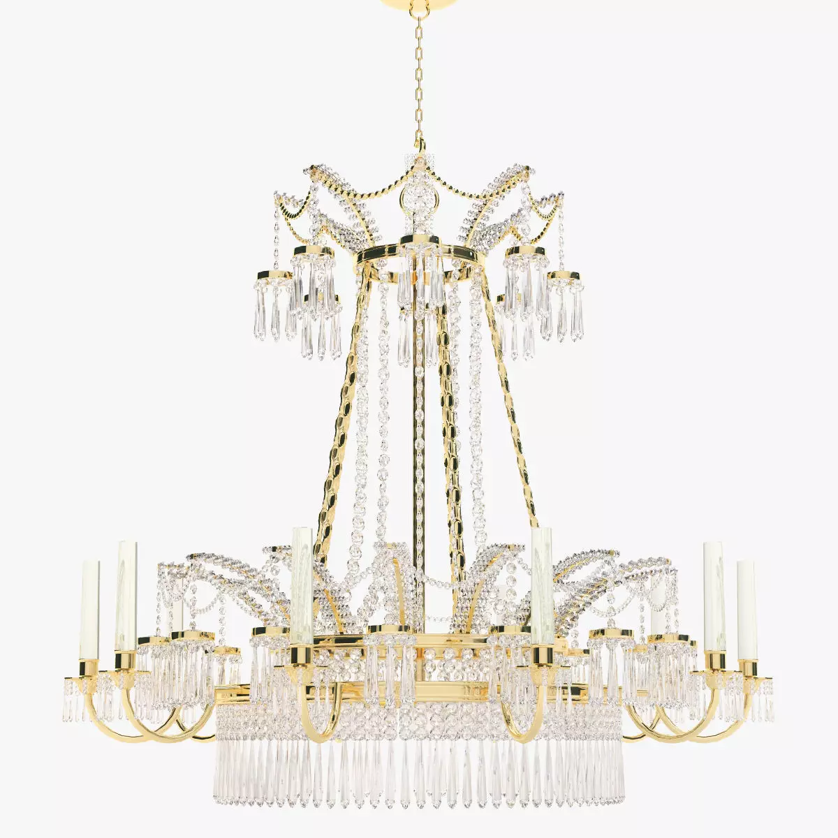 Classic Chandelier 4 3D model